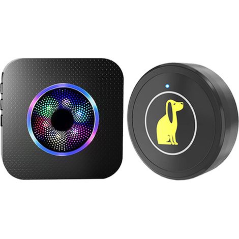 Sonnette Pour Chien Et Chat - Sans Fil étanche Ip55 - Portée 300m Volume Réglable - Kit Complet 1 émetteur 1 Récepteur (1/5)