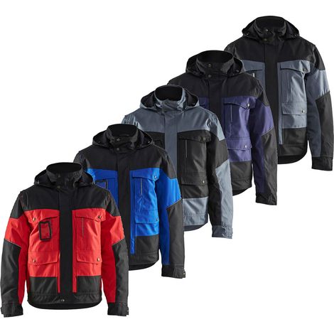 Arbeitsjacke Winter 4886 - Schwarz/Hellgrau XL