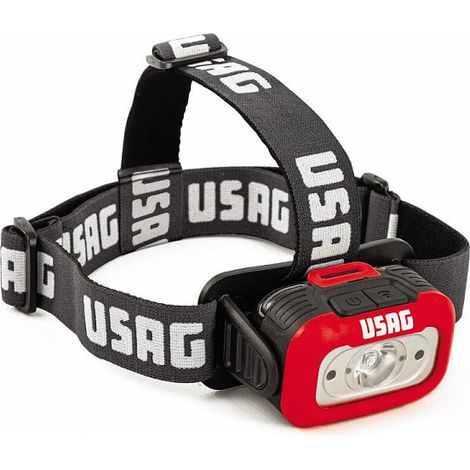 USAG 889 LTE TORCIA LUCE LAMPADA FRONTALE DA TESTA A LED SENSORE DI MOVIMENTO (1/7)