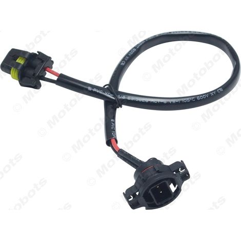 Automotive fog light adapter lamp holder wiring harness 5202/H16 lamp holder H16 male to 9005/9006 female adapter wire (1/4)