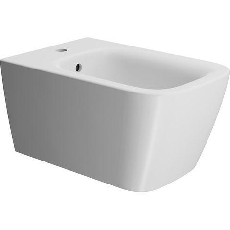 Bidet suspendu NUBES 35x55cm, blanc mat (1/2)