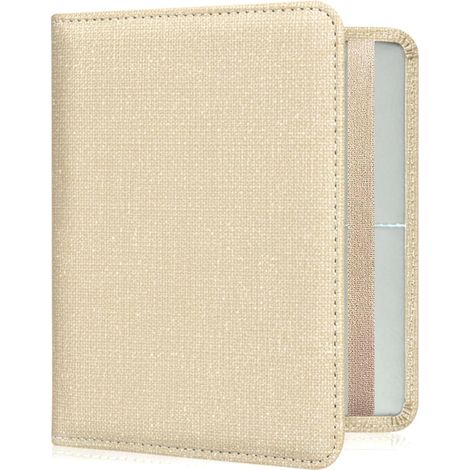 Porte-carte d'identité et d'assurance de voiture - Organiseur de boîte à gants de voiture - Porte-documents en cuir pour permis de conduire, carte d'identité et cartes, 11.3 cm x 15.1 cm x 1 cm (1/5)