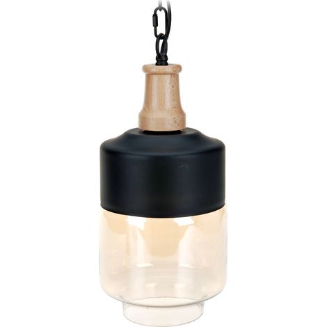 Moderne Hängeleuchte aus Glas, 18 x 32 cm - Home Styling Collection (1/2)