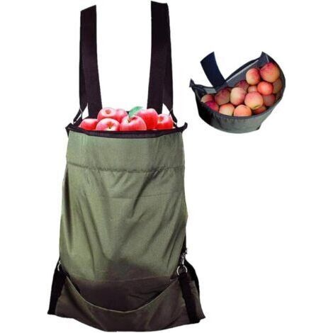 Tablier de Cueillette de Fruits Sac de Cueillette de Fruits et Légumes en Tissu Oxford Imperméable et Durable pour le Stockage Des Fruits Tablier