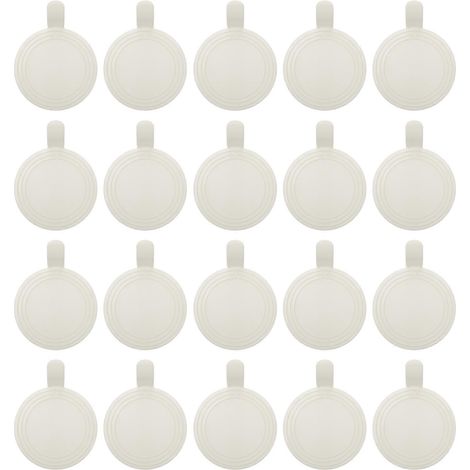 100 pièces Moule à gâteau rond, assiette à cupcakes, mini-plateaux à gâteaux, plateaux à desserts, plateaux à fondant, plateaux à pâtisserie (1/5)