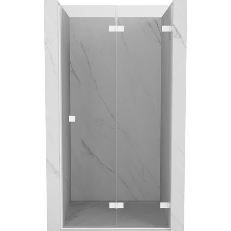 Mexen Lunar-F puerta de ducha plegable derecha 65 cm, transparente, blanco - 836-065-000-20-00-P (1/5)