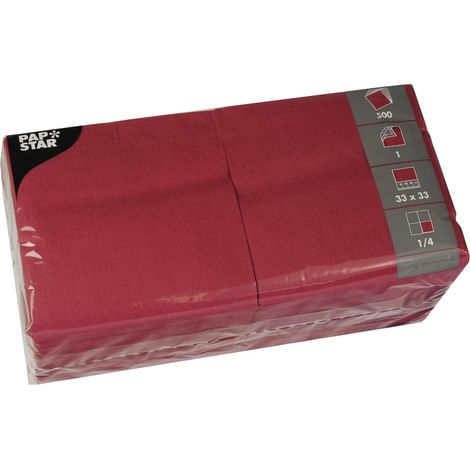 Tovaglioli papstar 1-lagig 500 pezzi 33,3x33 cm