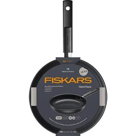 Fiskars Hard Face Padella 28 cm in Alluminio Riciclato