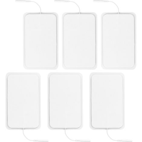 Lot de 6 électrodes réutilisables non irritantes pour électrothérapie TENS (1/5)