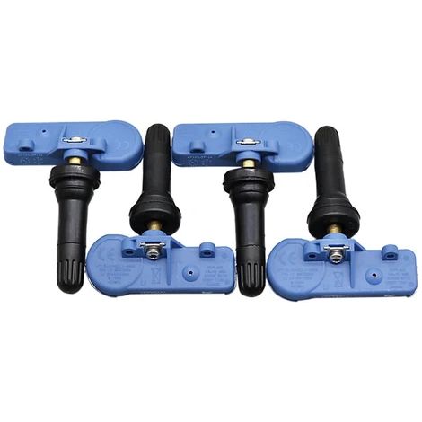 (4 pièces) 20922901 13581561 Capteurs de pression d'air pour véhicules, compatibles avec Cadillac, Chevrolet Trailblazer, GMC, Hummer, Opel, Vauxhall, Daewoo, Gentra et Nexia (1/5)