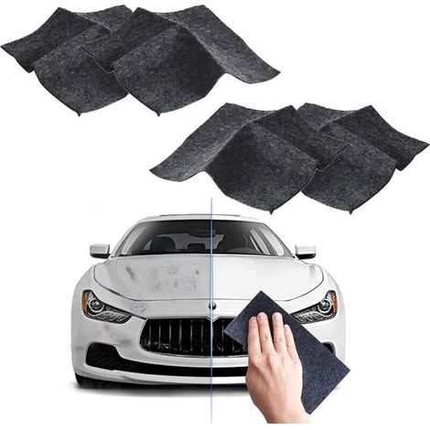 Chiffon Anti-Rayures Voiture Chiffons Réparation Anti-Rayures Peuvent Éliminer Efficacement Rayures Taches Voiture, Restaurer Couleur Voiture Surfaces. (1/4)