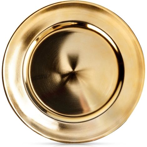 Sous-assiette dorée 33 cm