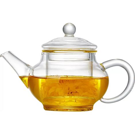 1 Théière,Filtre amovible,Verre résistant chaleur,Usage quotidien,Maison café restaurant (1/5)