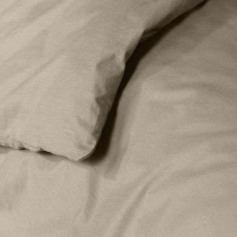 Housse de couette 220 x 240 cm Line sable (1/3)