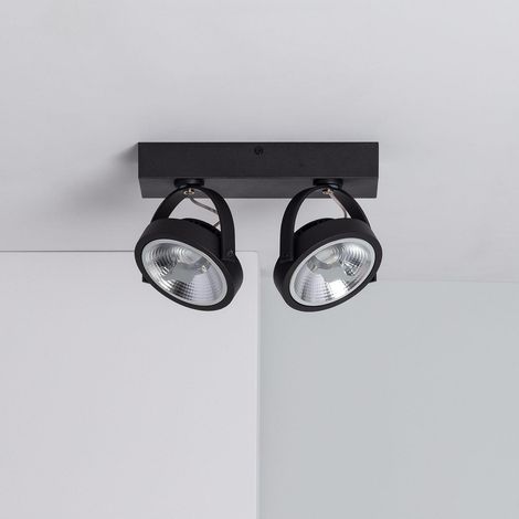 Spot LED 30W CREE en Saillie Orientable AR111 Dimmable Noir 4000K Blanc neutre (1/5)