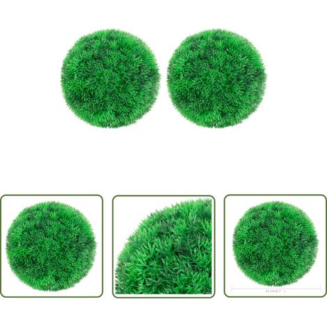 INLIFE Boules de buis artificielles 2 pcs 22 cm (1/4)