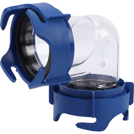 Ortviai Adaptateur RV 90° pour réservoir d’égout – Coudé transparent étanche en PC/PP pour camping-cars et remorques