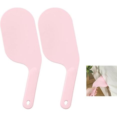 Plus besoin de soulever votre matelas Le plieur de draps - rose (1/4)