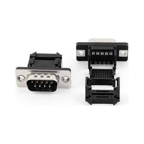 Connettore D-SUB DB9 Mashio per Cavo Flat