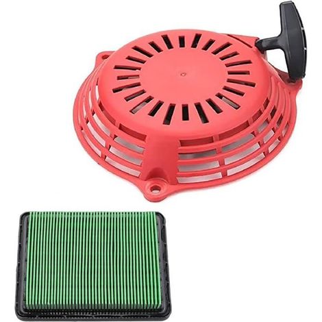 GCV160 Lanceur à Rappel avec 4100265 Filtre à Air Remplacement pour Honda GC160 GCV160 GC135 GCV135 Lanceur Tondeuse Pièce (1/2)