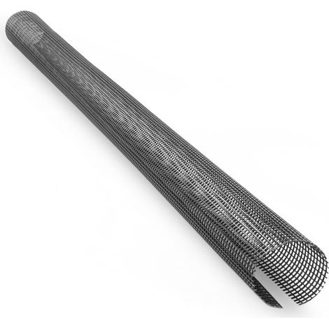 Dachrinnenschutz 2m lang Laubfang 100mm-125mm Laubstopp in schwarz (1/4)