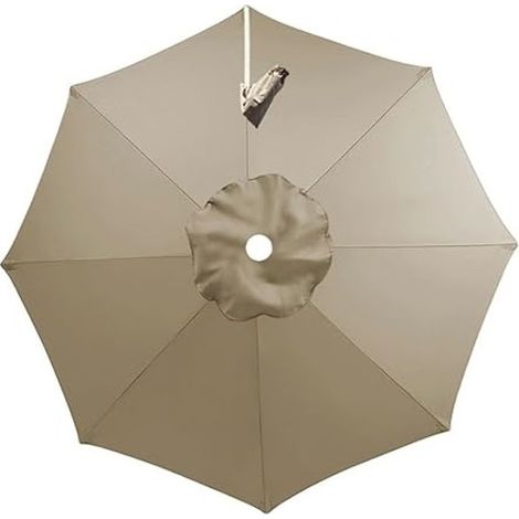 1 Housse de rechange,Toile imperméable,Parasol déporté ronde,8 baleines,Jardin extérieur (1/5)