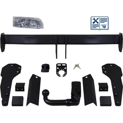 Attelage - Jeep GRAND CHEROKEE IV - 11/10-12/99 - rotule démontable - Brink - Faisceau spécifique 7 broches (1/2)