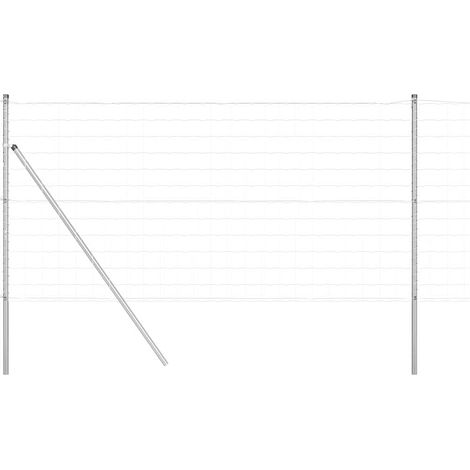 Maison Exclusive - Ground Fix Geschweißter Drahtzaun 25 x 1 m (B