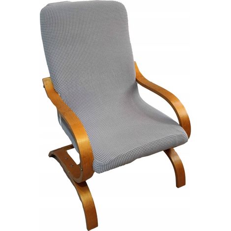 COPRIPOLTRONA FINKA GRIGIO jacquard spesso