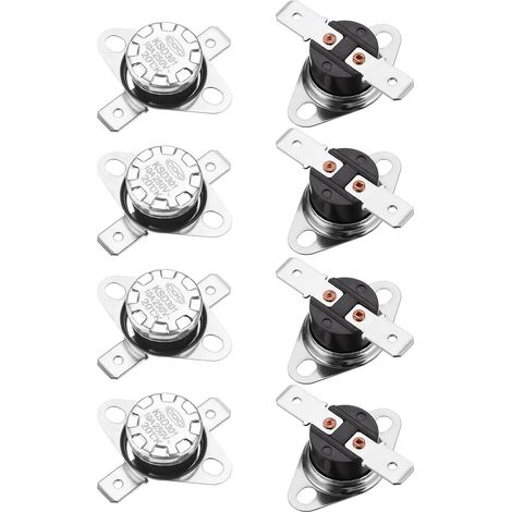 Thermostat Ksd301 20°C/68°F 10A Normalement Ouvert N.O Ajuster Interrupteur de Température à Disque Snap 8Pcs, Matériau Bakélite (1/4)