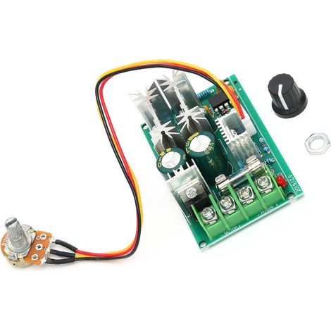 Contrôleur de vitesse de moteur PMW, module de commande à interrupteur, régulateur de courant CC 10-60 V 20 A (1/5)
