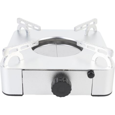 Réchaud à alcool portable en alliage d'aluminium pour camping randonnée pique-nique barbecue extérieur cuisson efficace et uniforme (1/5)