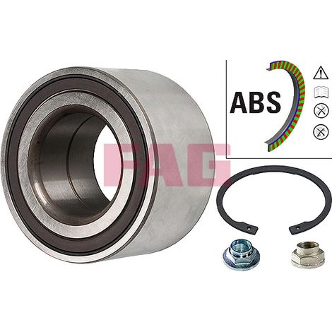 Kit de roulements de roue FAG 713 6158 00 MAZDA BBM233047 BP4L33047A BP4L33047B