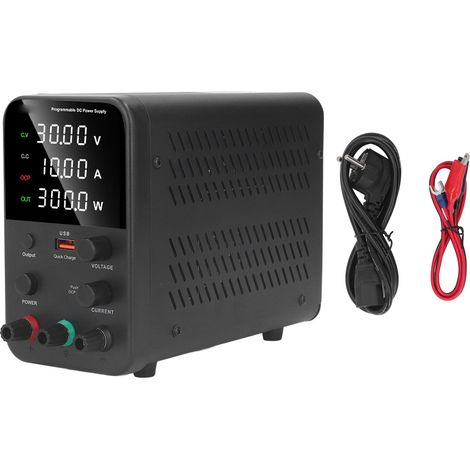 Alimentation Électrique Variable 0-120V 0-3A 360W Écran Numérique Réglable Stabilisée Commutation Prise UE 230V AC (1/5)