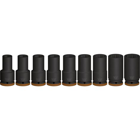 Bosch Nutsetters & sockets sets PRO Impact Socket Set 3/4"" Deep 9pcs 2608003042