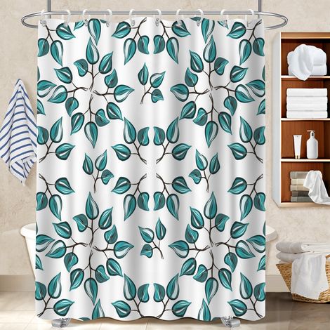 Rideau de douche tissu polyester 180x180 design polyester pour salle de bain pour hôtel / airbnb (1/5)