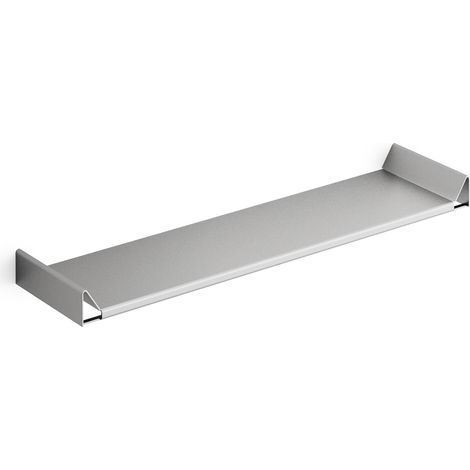Inda - Indissima niedriges Regalmodul L.40 cm aus gebürstetem Stahl
