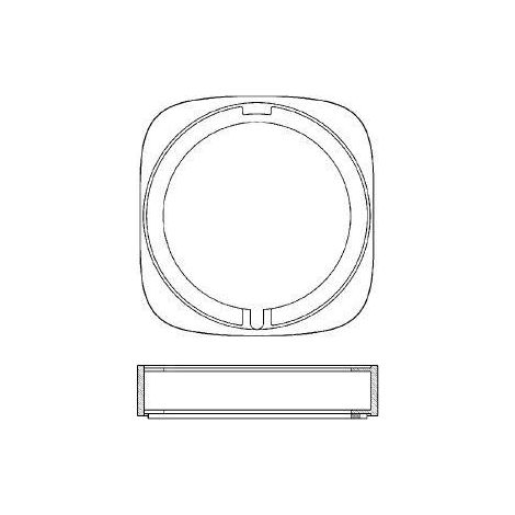 Laufen Concealed Bodies - rosace de compensation Ø 30 mm HF564008100000