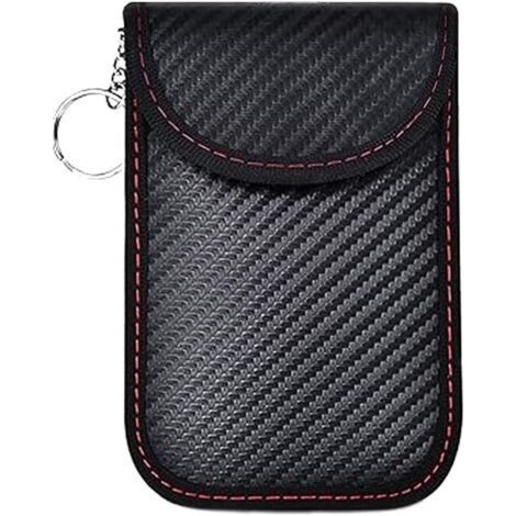 Signal Blocage Faraday Pochette Sac, Anti RFID Clé Voiture, Sac de Protection de Signal de Clé de Voiture, Pochettes Blocage Signal RFID, pour Clé Voiture (1/5)