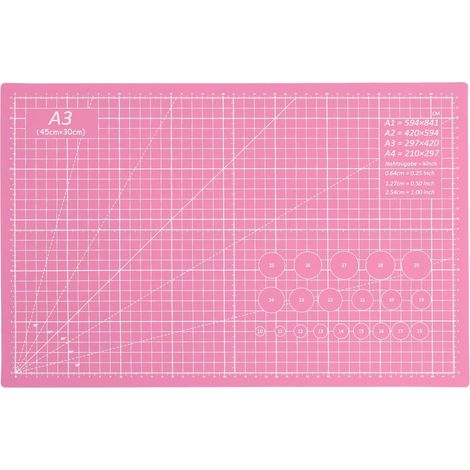 Planche à découper A3 en PVC violet auto-cicatrisante pour les loisirs (1/5)