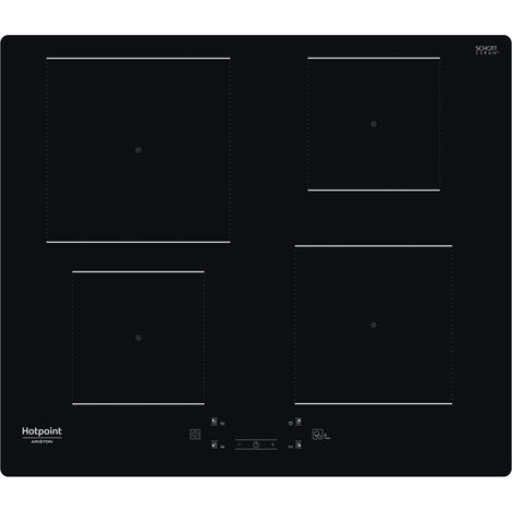Hotpoint Ariston Piano cottura a induzione HQ 2260S NE. Colore del prodotto: Nero, Posizionamento dell'apparecchio: Da incasso, Dimensione della larghezza del piano cottura: 59 cm. Tipo... - HQ2260SNE (1/5)