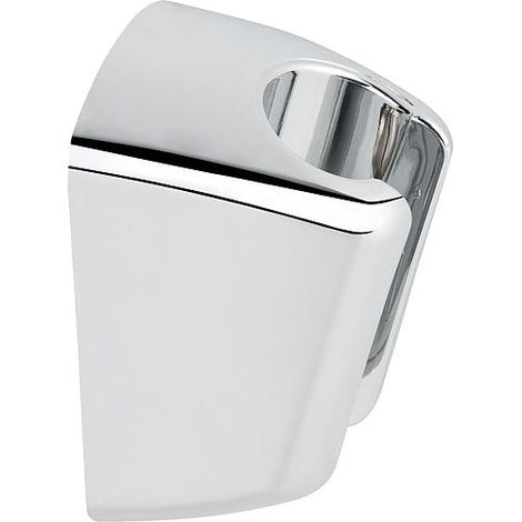 Support mural de douche avec prise conique en ABS, chrome