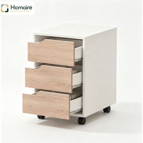 Aufbewahrungsschrank aus beigem und beigem Metall 40 x 50 x 57,5 cm HOMAIRE (1/5)