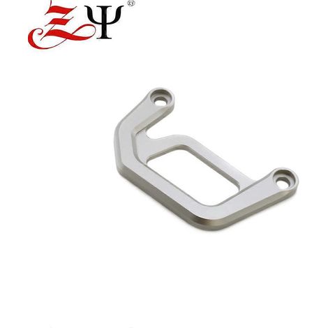 Protection d'étrier de frein Oil Bird modifiée (argentée) pour BMW R1200GS (2005-2012) et R1200GS Advance (2006-2013). (1/4)