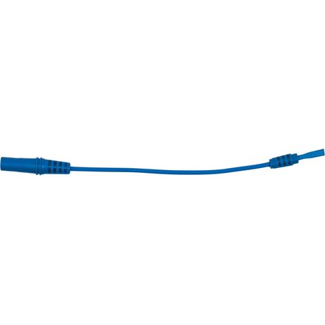 KS Tools 4,0 mm Eingangsbuchse auf 2,5 mm Prüfadapterbuchse flach (blau) (1/2)