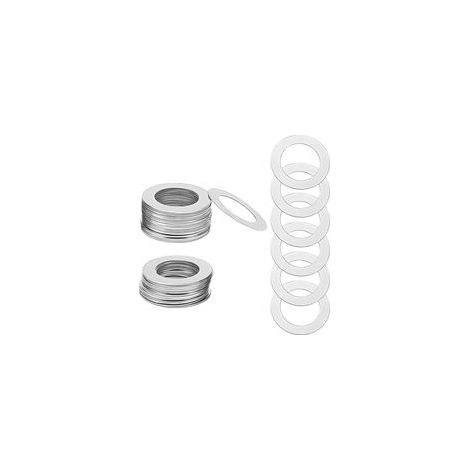 30 Stück M15-Unterlegscheiben, Edelstahl 304, Reparaturscheiben für Schrauben und Muttern, 15 x 21 x 0,3 mm (1/5)