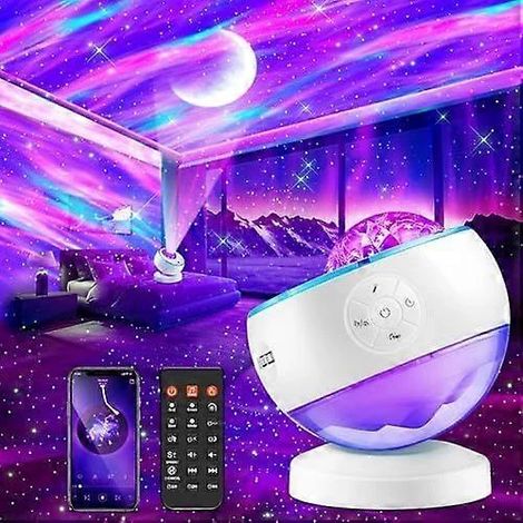 Projecteur Galaxie One Fire, Projecteur d'étoiles, Cadeau pour filles et femmes, Lampe Galaxie Lune 16 Couleurs (1/5)