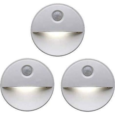 Luce notturna a LED con sensore di movimento. Tonalità delicata che favorisce il sonno grazie alle lampadine a LED. Funzionamento senza fili. Perfetta per armadietti del bagno, scale e altro ancora.
