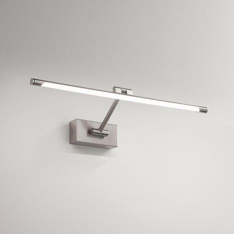 Applique Gap440C Gealuce En Métal Nickel Satiné, Led 8W 3000K, Lumière Indirecte, Diffuseur Synthétique, Ip20, Design Moderne - Gealuce (1/2)