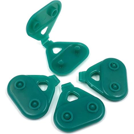 Lot de 20 pinces Ă linge pour serre - Clips de fixation anti-oiseaux - Boucles fixes (1/5)